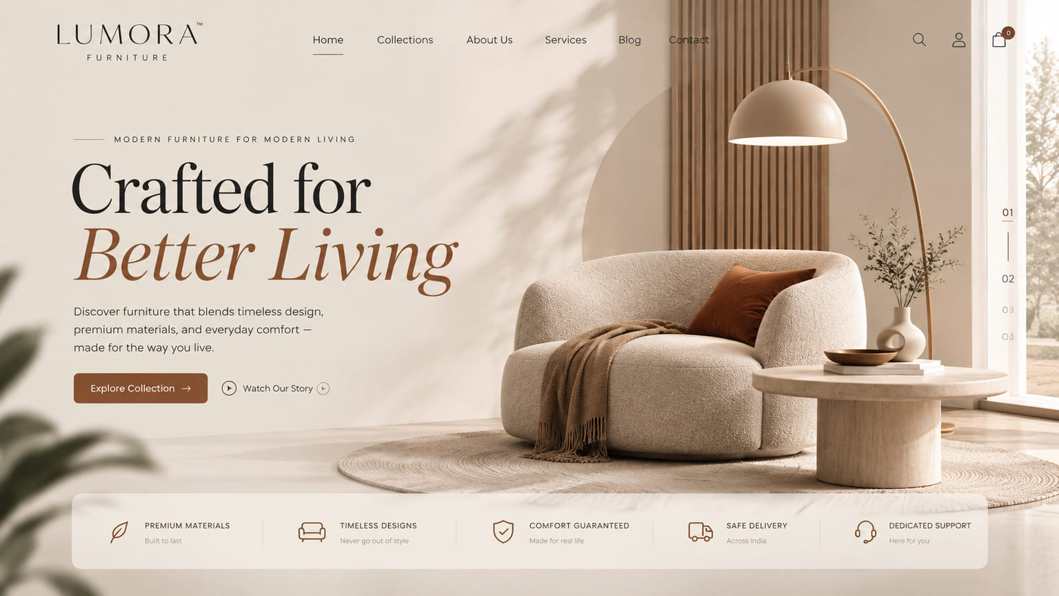 Lumora Furniture — E-Commerce Storefront