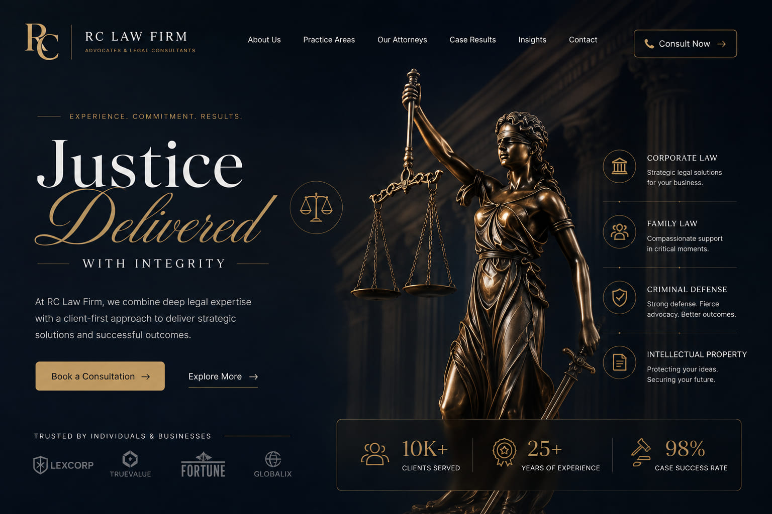 RC Law Firm — Professional Services