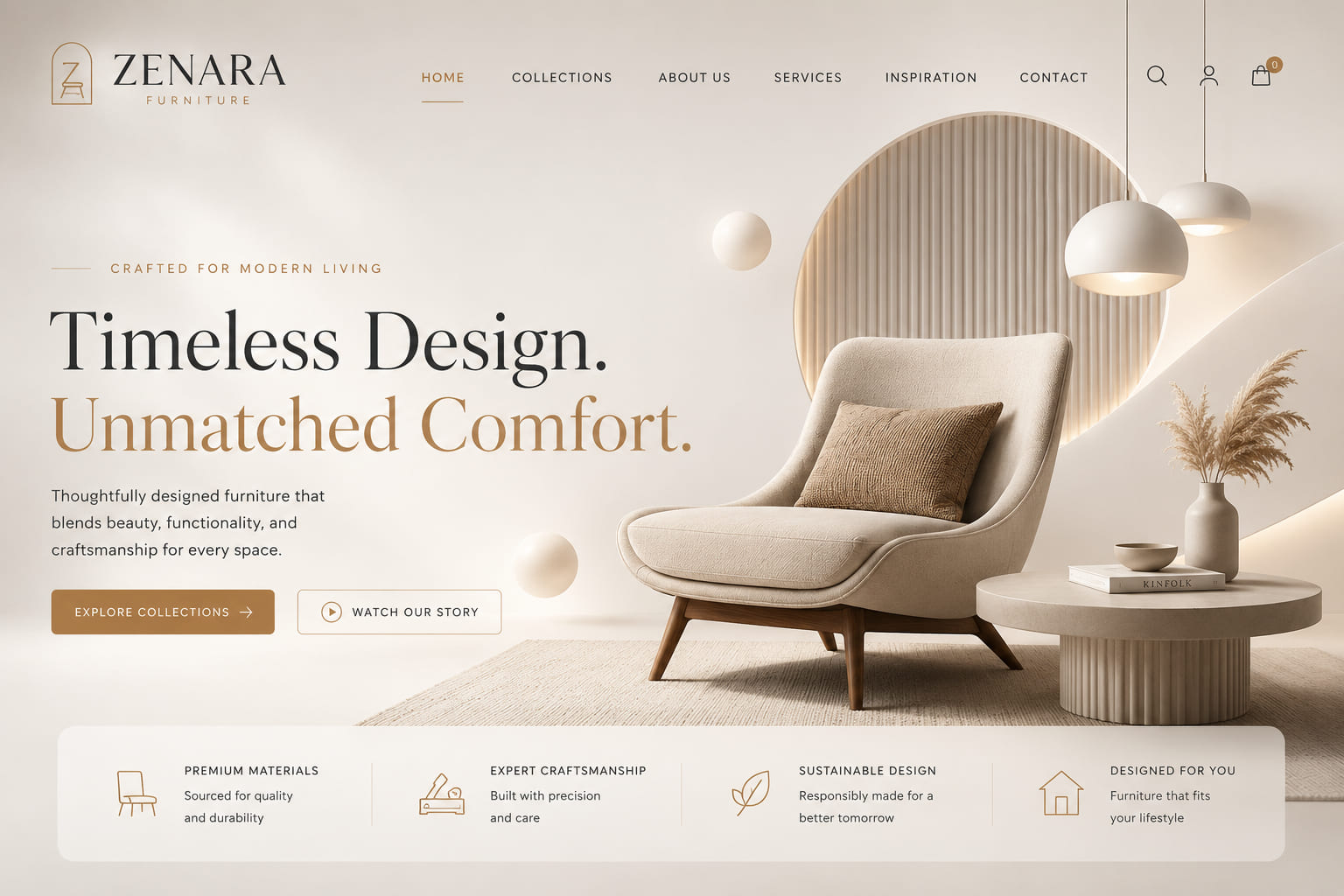 Zenara Furniture — Brand Commerce