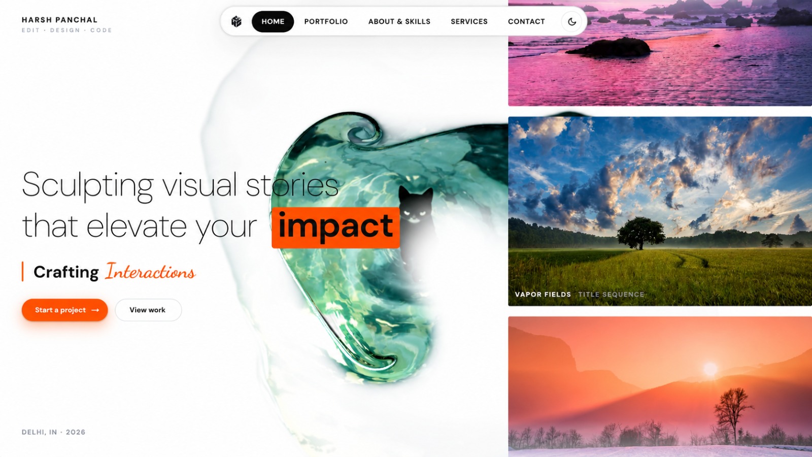 Harsh Panchal portfolio website