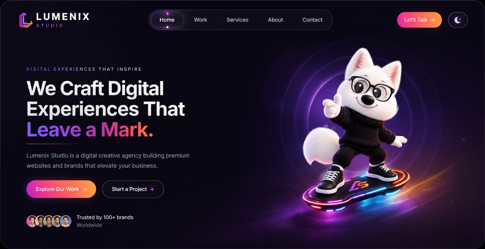 Lumenix Studio — Brand Experience